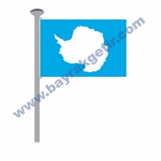 ANTARTİKA GÖNDER BAYRAK 50x75 ( EBAT SEÇİNİZ )